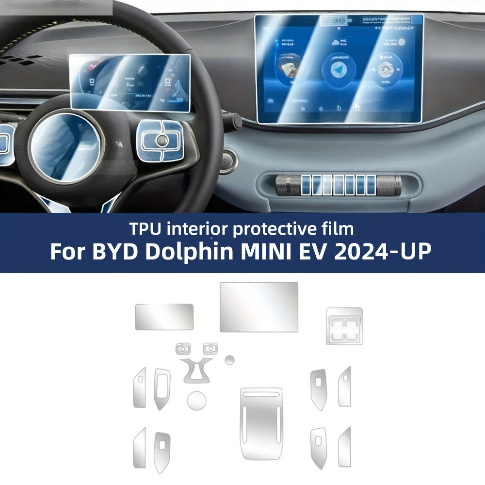 Interior Car Film TPU Waterproof Scratch-Resistant for EV Vehicle Wrap