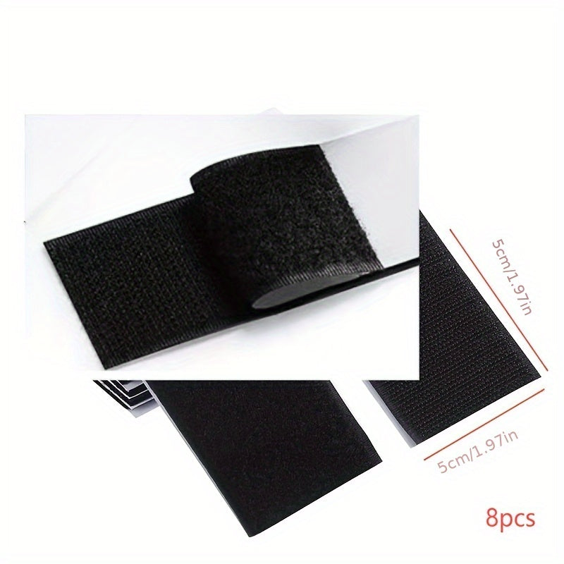 Carpet Grippers Set for Hardwood Floors Anti-Slip Tape Self-Adhesive Hook and Loop Fasteners