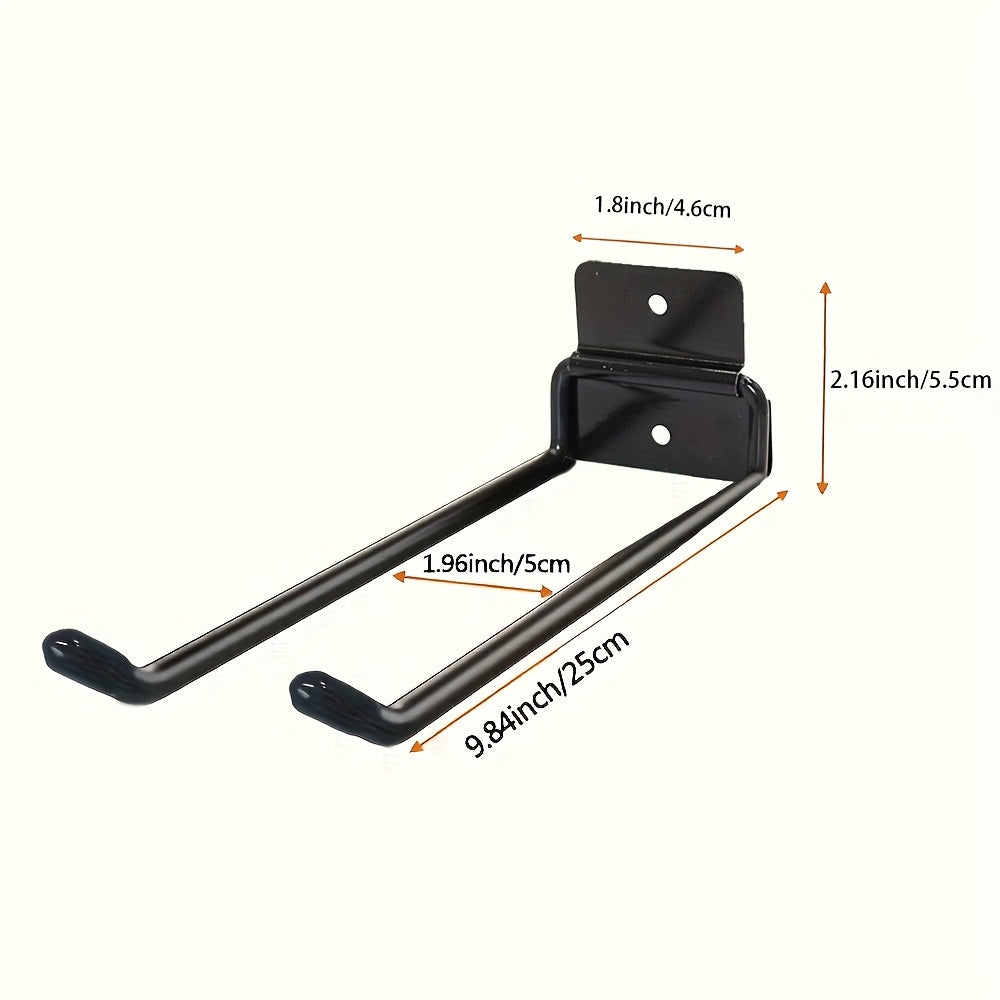 Wall-Mounted Garden Tool Hooks for Shovels Rakes Yard Organization
