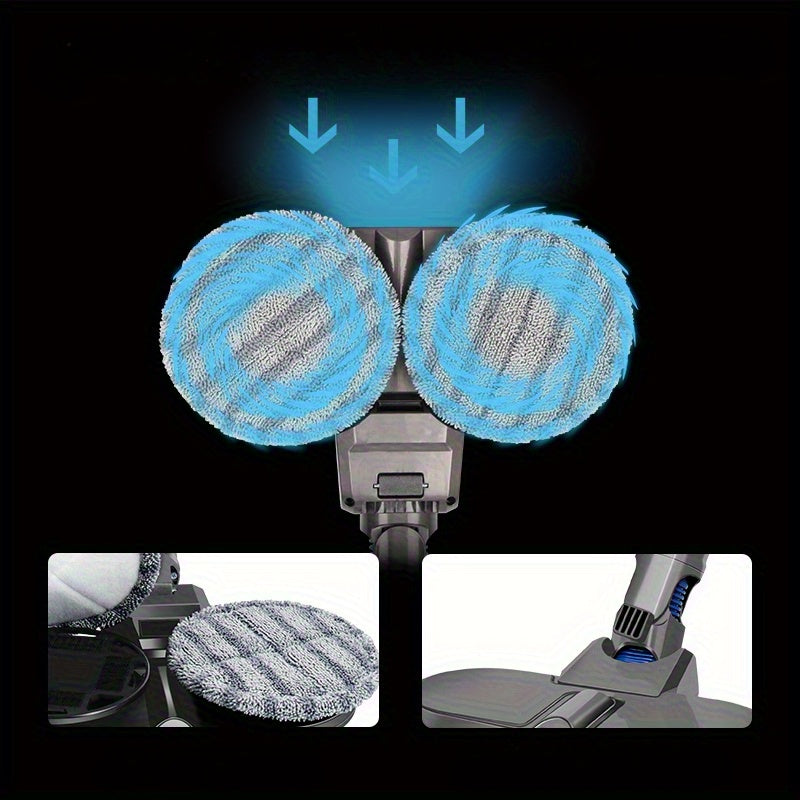 Replacement Mop Cloth for V7 V8 V10 V11 Vacuum Cleaners Gray Fiber 15.5cm