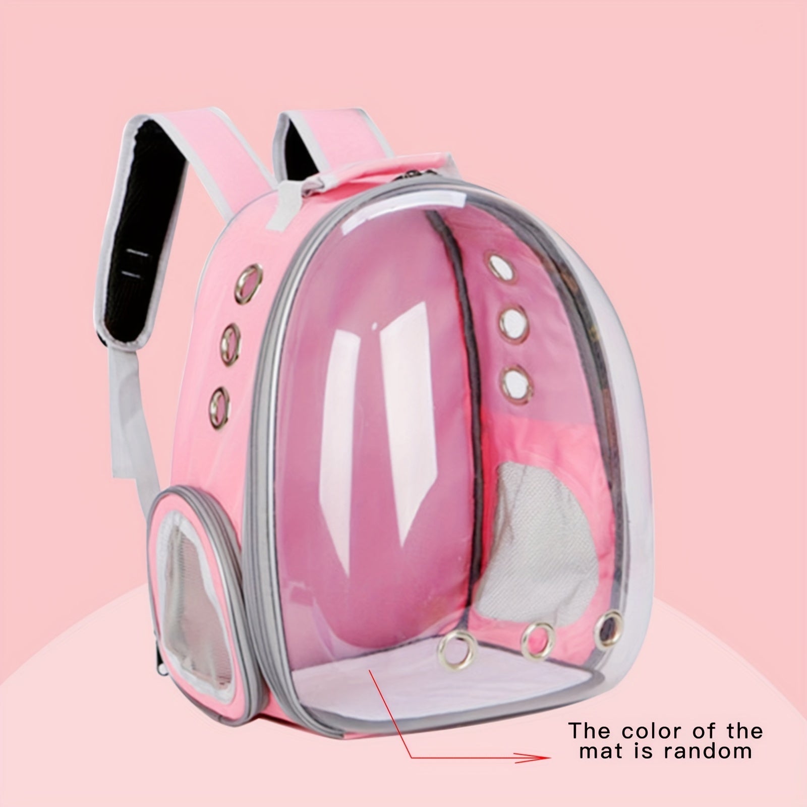 Mochila burbuja para mascotas para perros y gatos, transportín exterior con ventana de vista clara y ventilación