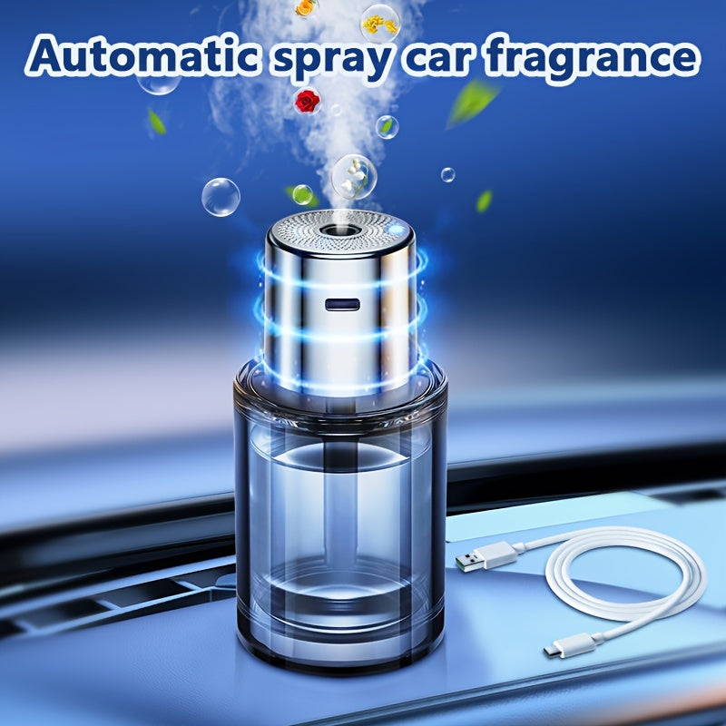 High-End Automatic Car and Home Air Freshener Compatible with Essential Oils and Perfumes
