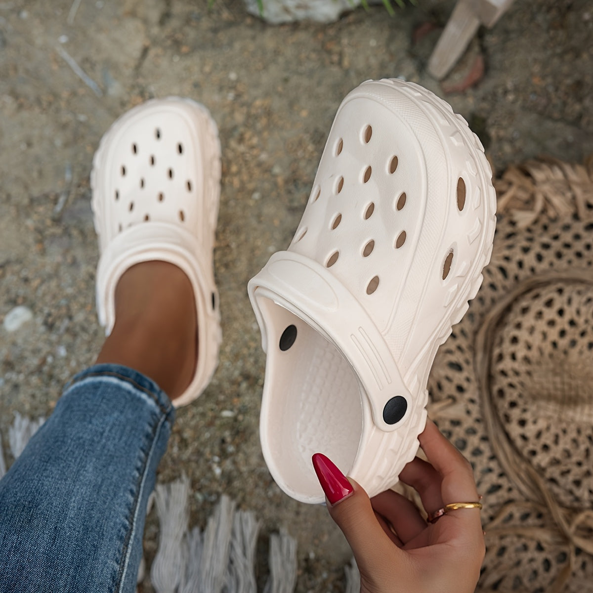 Women's EVA Summer Thick-Sole Anti-Slip Beach Slippers