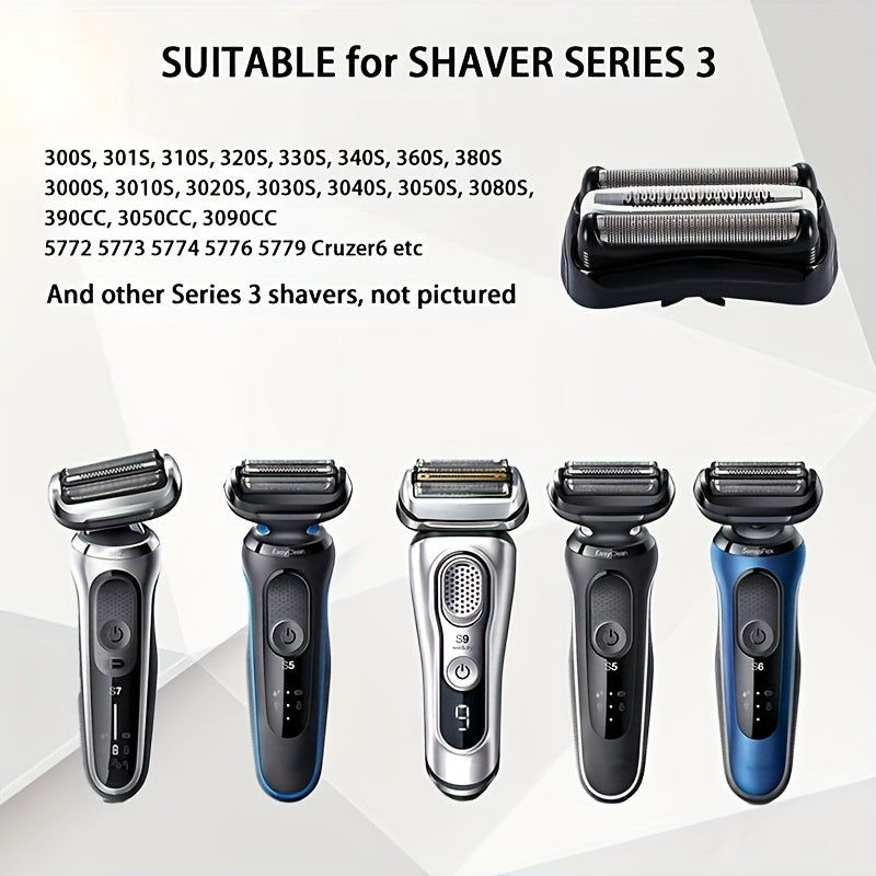 32B S3 Replacement Shaver Heads for Series 3 Razor Compatible with Multiple Models
