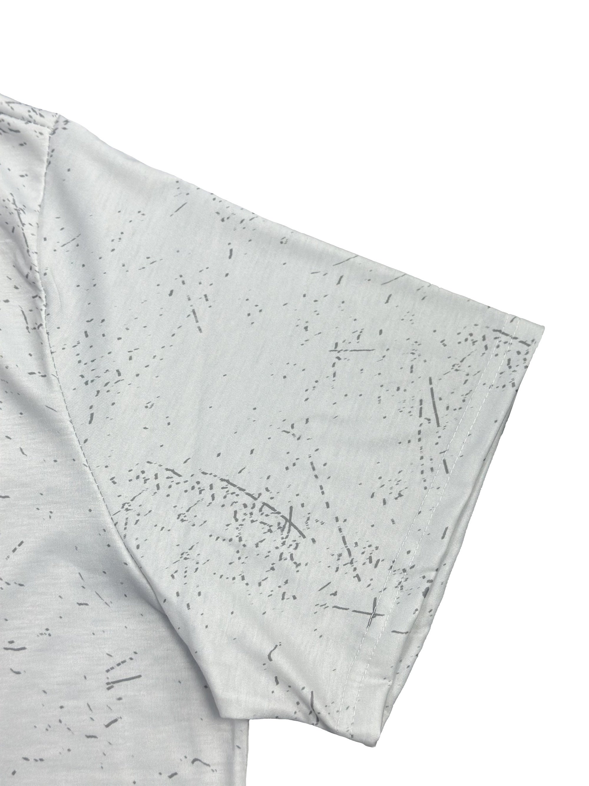 Мужская футболка с круглым вырезом большого размера, короткий рукав, все принты, полиэстер, летняя повседневная