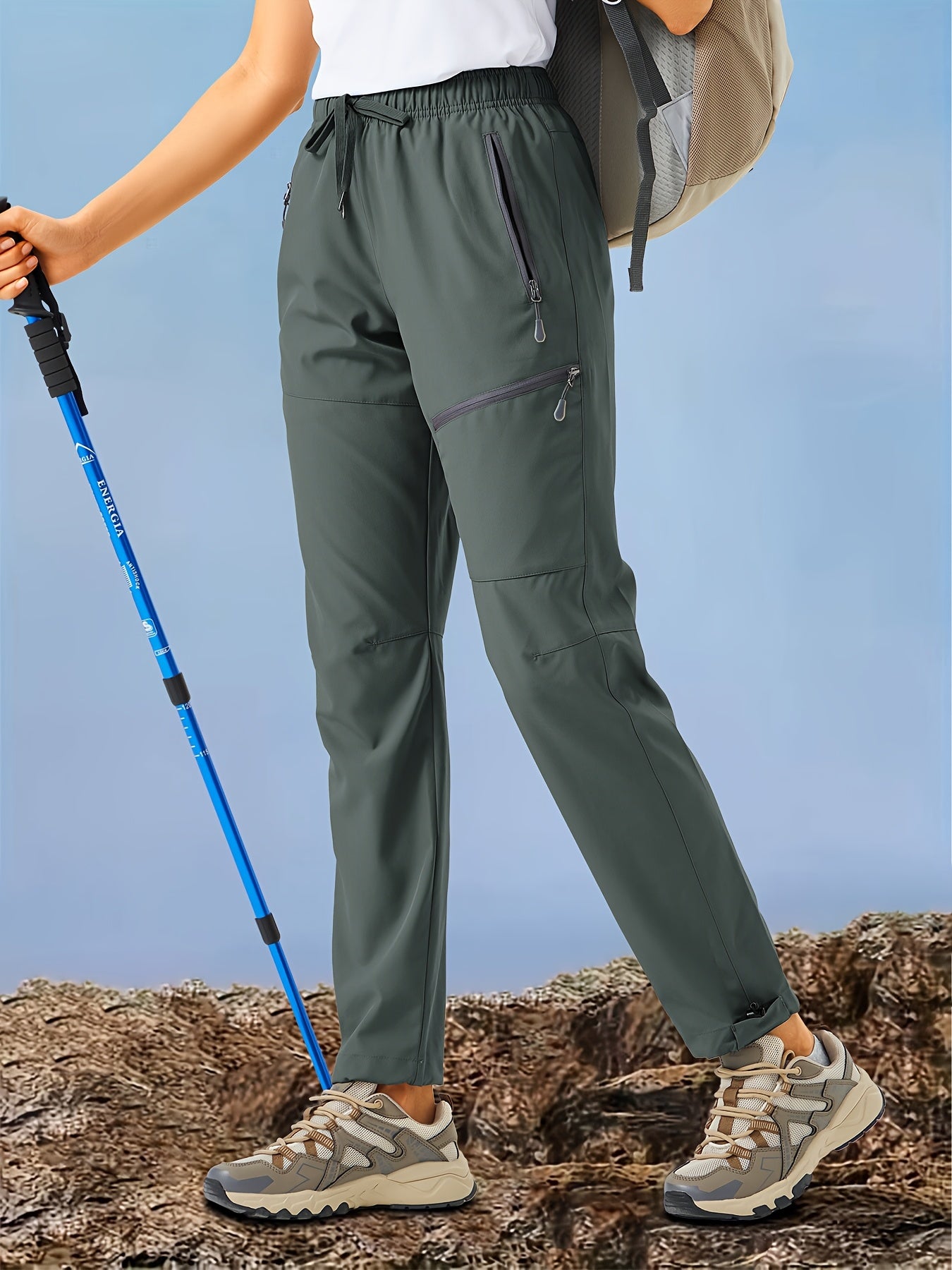 Женские штаны для походов большого размера, легкие, быстро сохнущие, бежевые, для всех сезонов, одежда для активного отдыха на природе