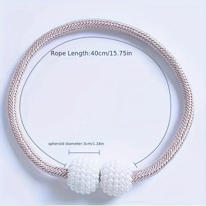 Set of Curtain Tiebacks for Living Room and Bedroom Decor