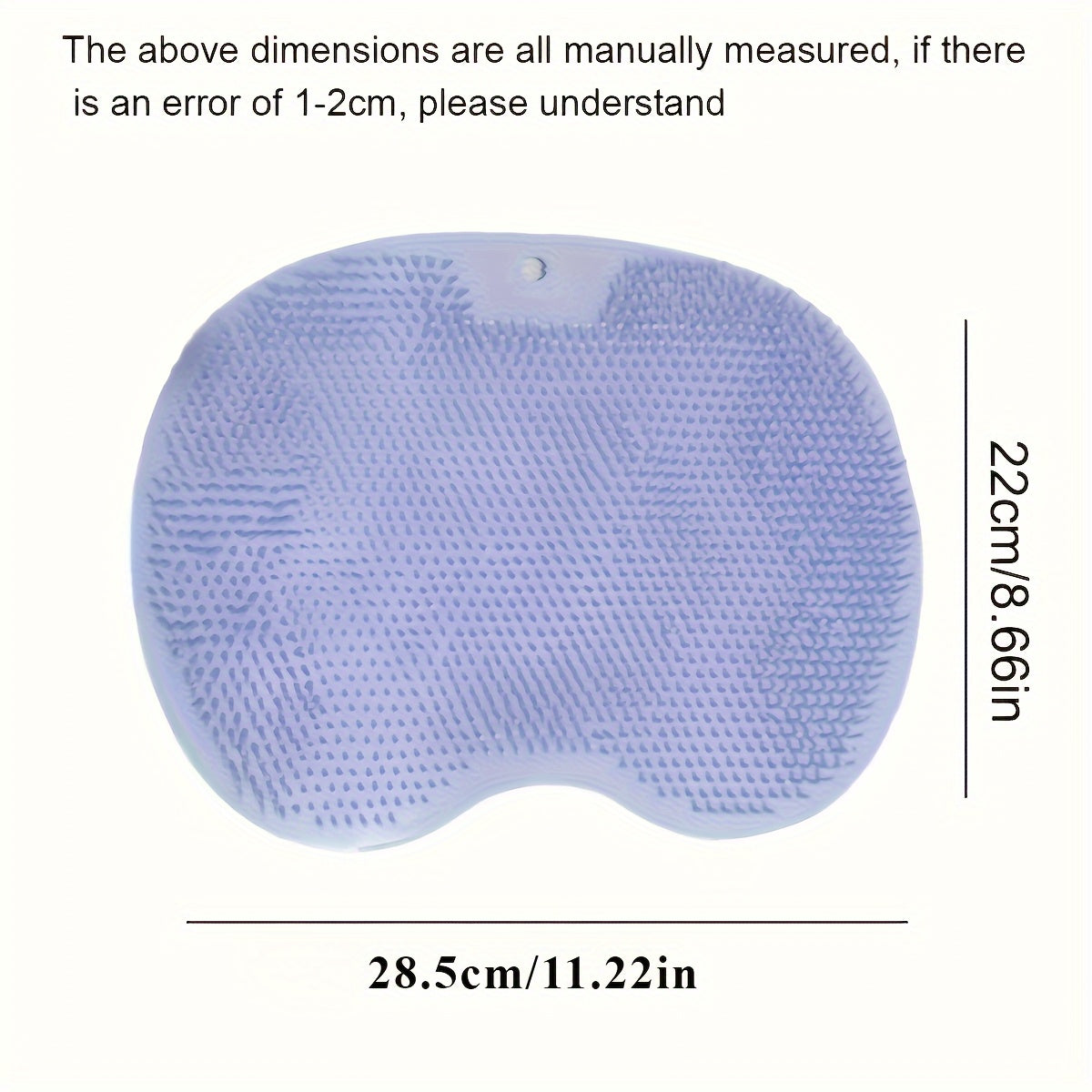 Exfoliante de pies y masajeador de silicona para exfoliar pies y relajar