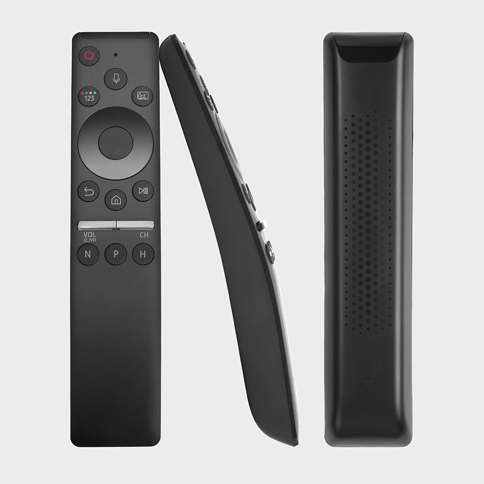 Voice Remote Control for Smart TVs with Ergonomic Design and Voice Search Compatibility
