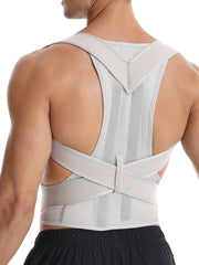 Posture Corrector Vest for Chest Shoulder Neck Support Solid Color Knit Fabric