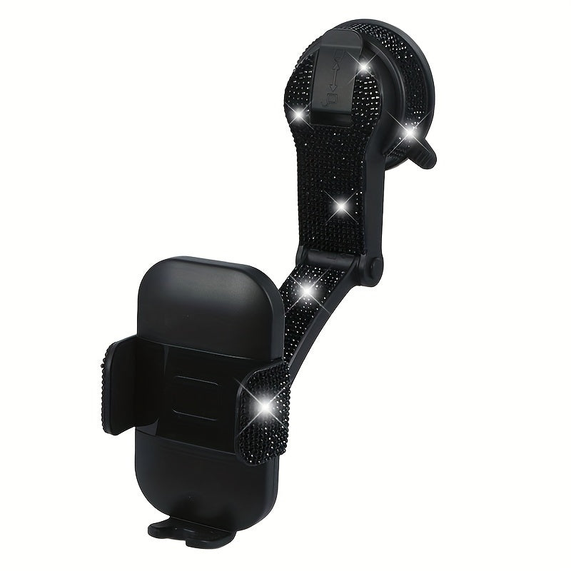 Soporte universal para teléfono de coche con ventosa, rotación de 360°, anti-vibración y soporte para navegación