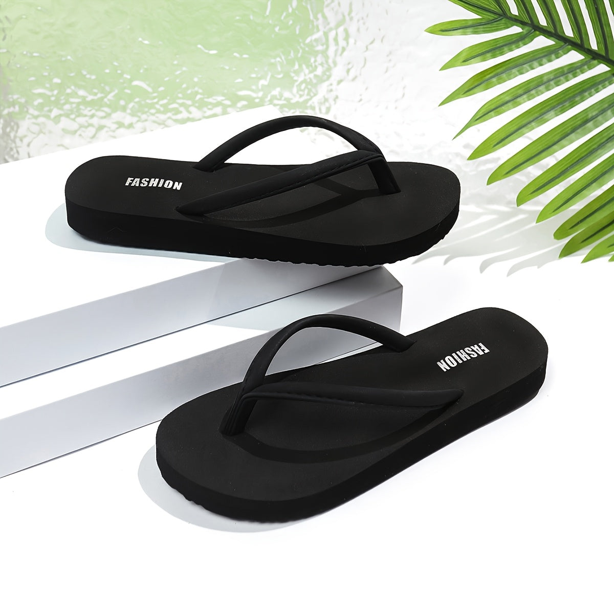 Women's Flat Sandals Apricot Beach Dress Casual Slip-On