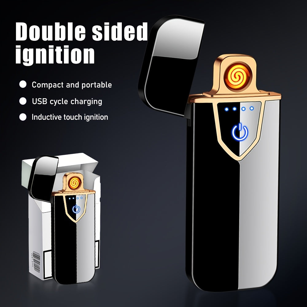 Outdoor Reusable USB Rechargeable Arc Lighter Windproof Igniter