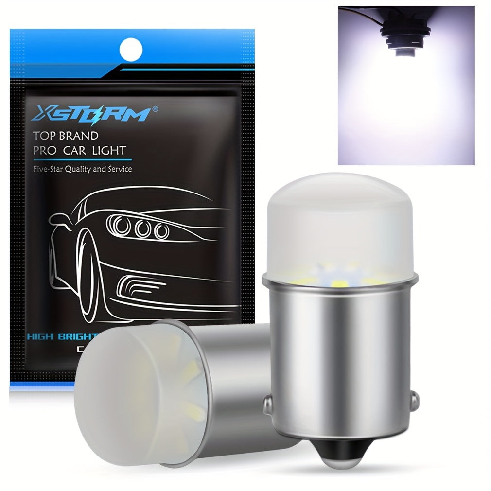 2 Pack LED Car Signal Bulbs 1156 1157 BA15S BAY15D 12V White Yellow Red