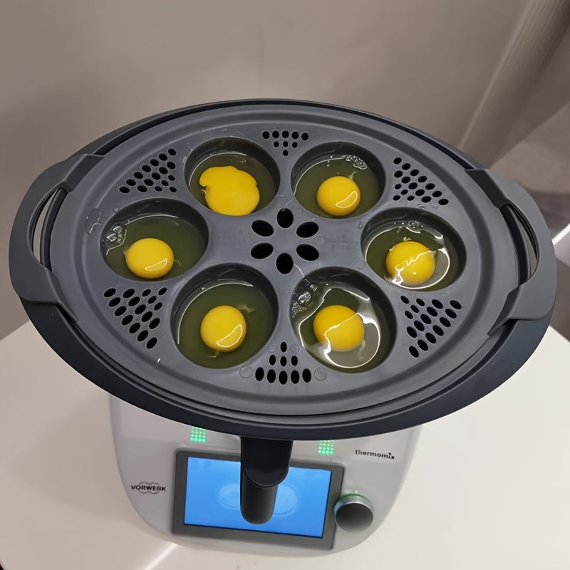 Egg Cooker for Thermomix with 4, 5, or 6 Egg Cups Food Safe PP Material