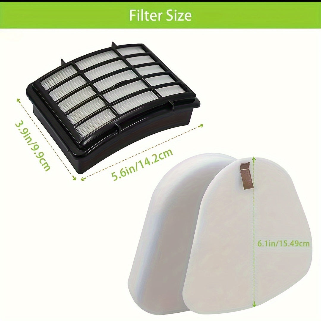 Lift-Away modellari uchun 7 ta paketli vakuum filtri to'plami, ko'pik bo'laklari va HEPA filtrlari bilan