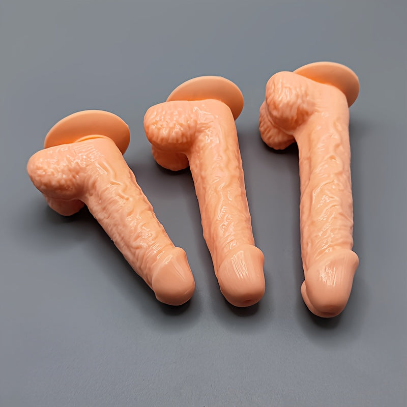 Female Silicone Realistic Dildo with Suction Cup for Vaginal and Anal Pleasure