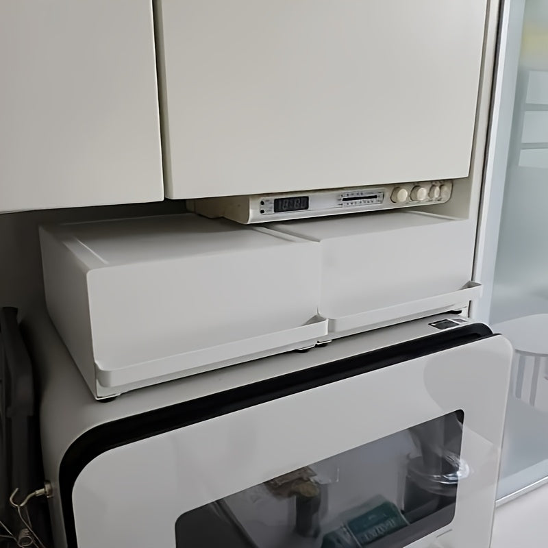 Metal Kitchen Organizer With Drawer for Coffee Machines and Tea Bags