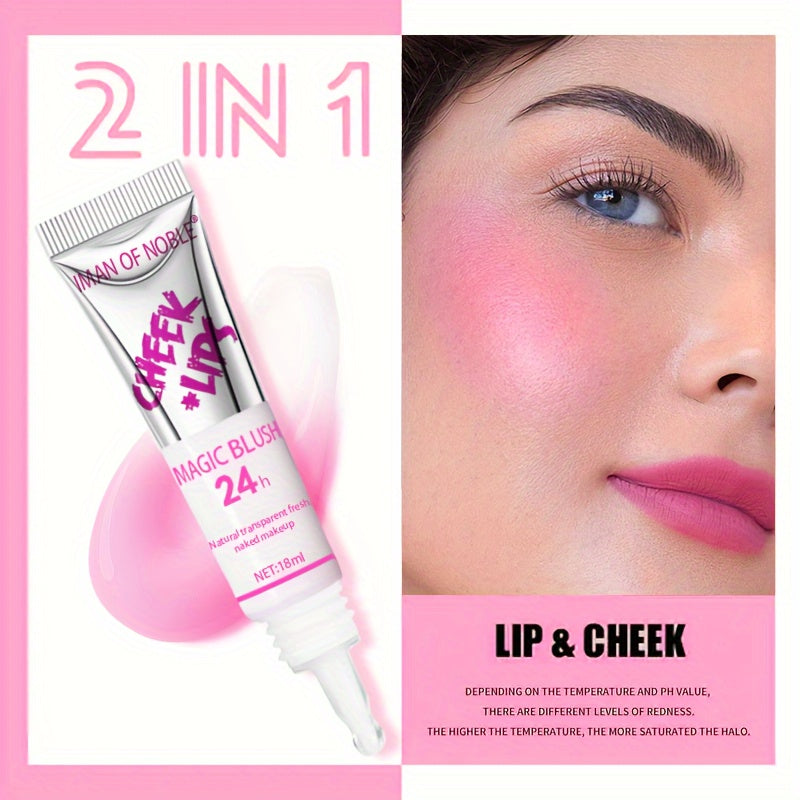 Liquid Blush Waterproof Buildable Cheek and Lip Color for All Skin Tones