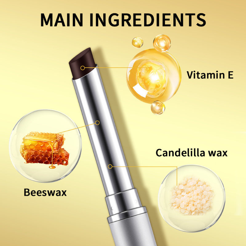 Hydrating Lip Balm with Vitamin E Matte Finish Brown Shades for All Skin Types