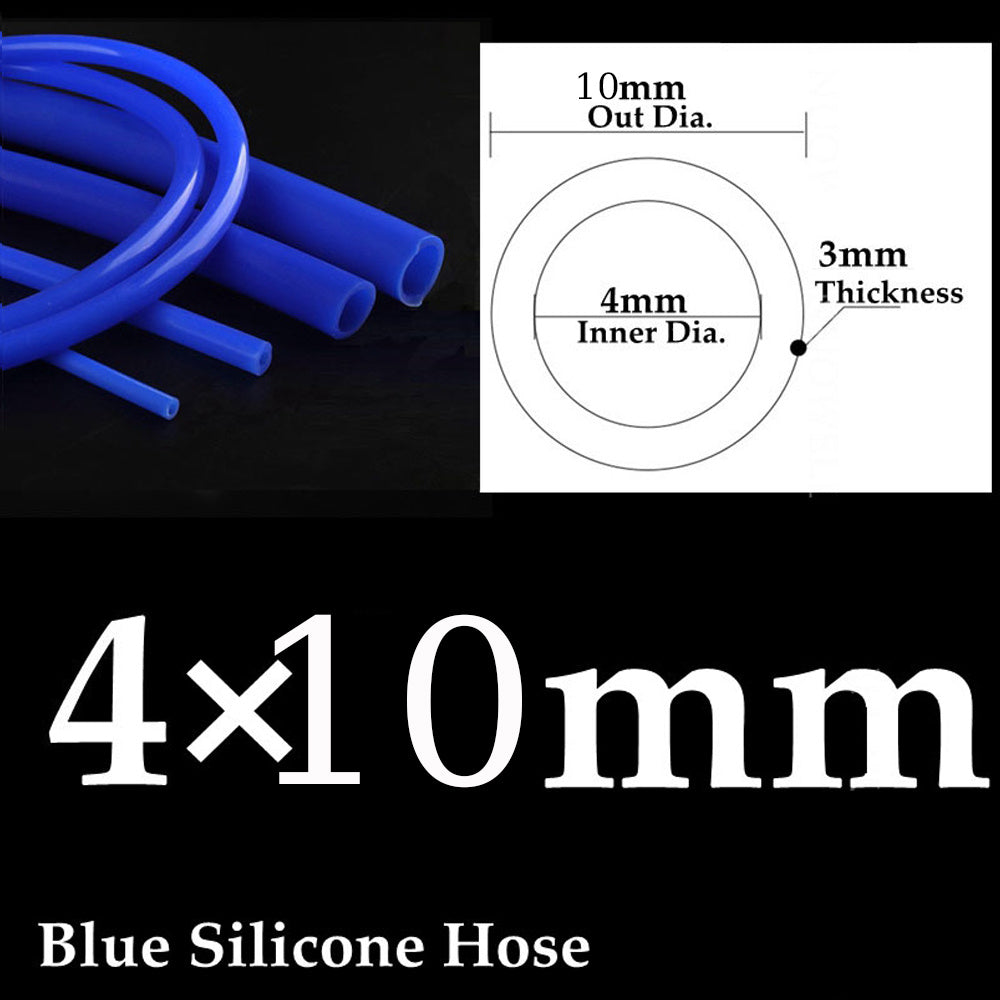 Universal Silicone Vacuum Hose 3/5/4/6/8/10/12/14mm Blue 1m