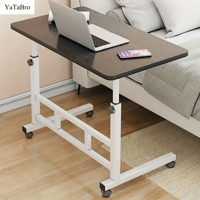 Universal Pulley Folding Study Table with Height Adjustable Large Desktop