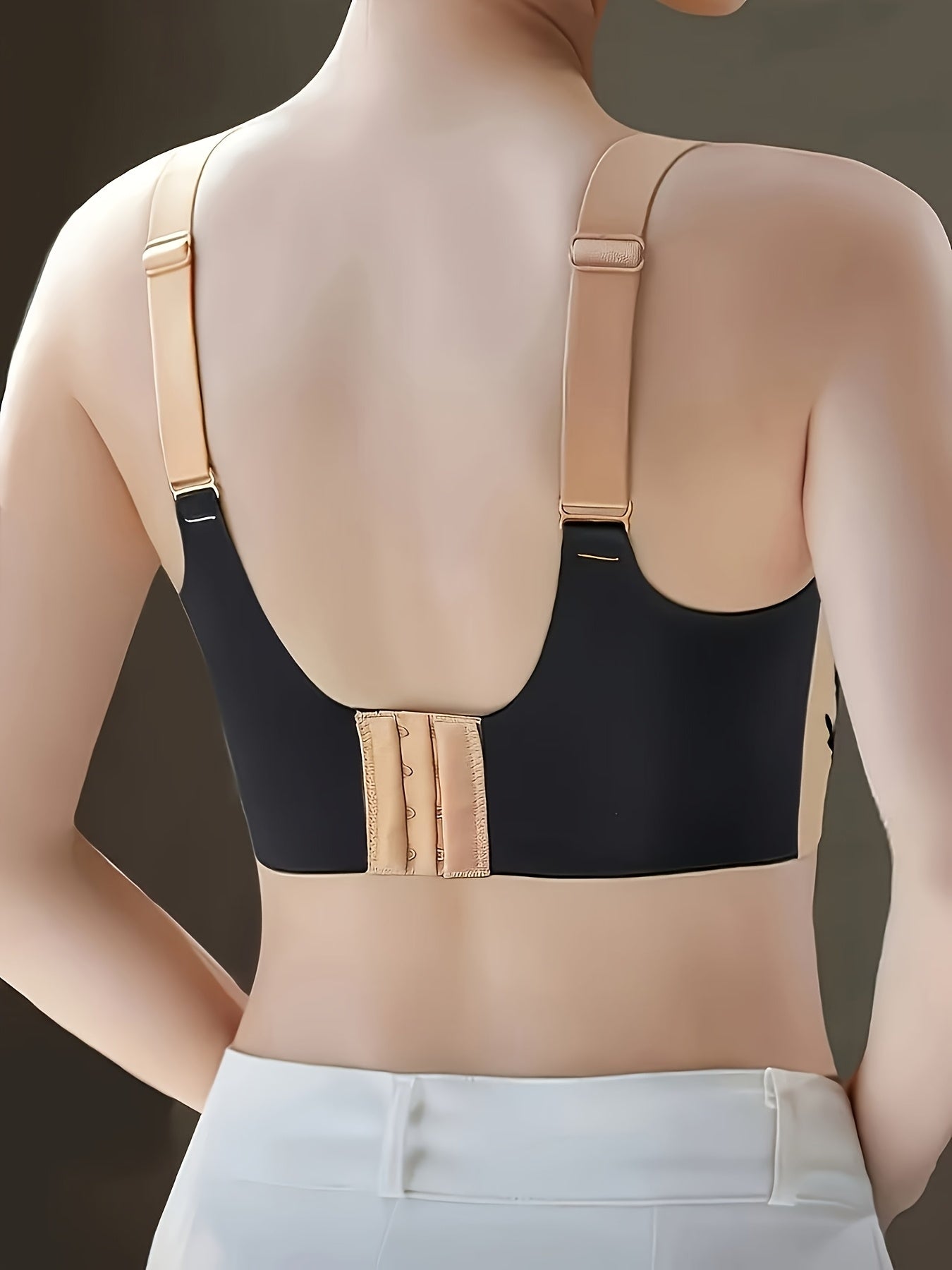 Women Seamless High Support Sports Bras V-Neck Non-Slip Breathable Pack of 6