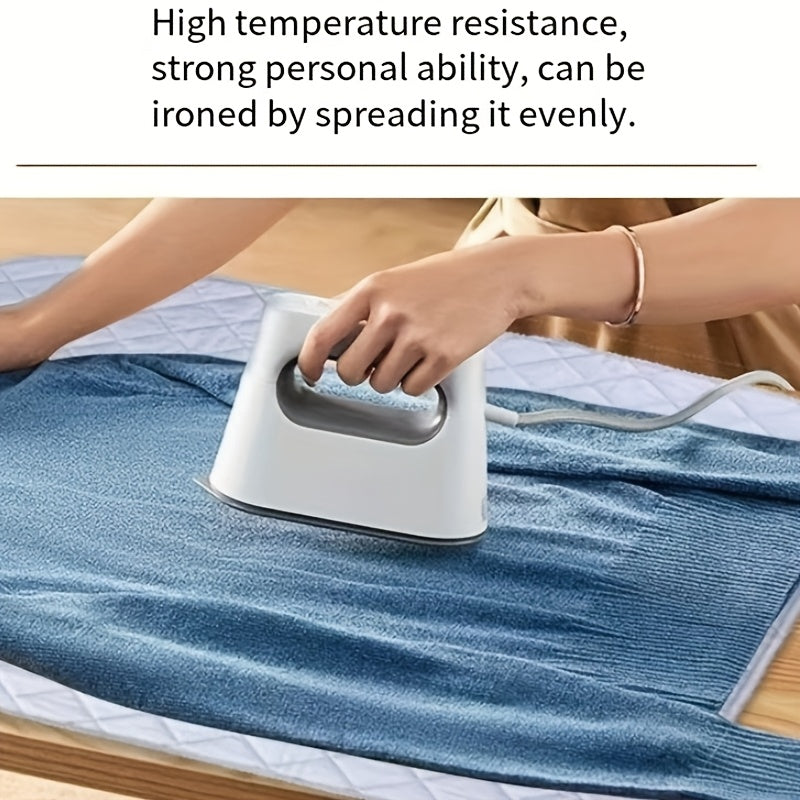 Tabla de planchar plegable portátil con funda de algodón para viaje, hogar y dormitorio