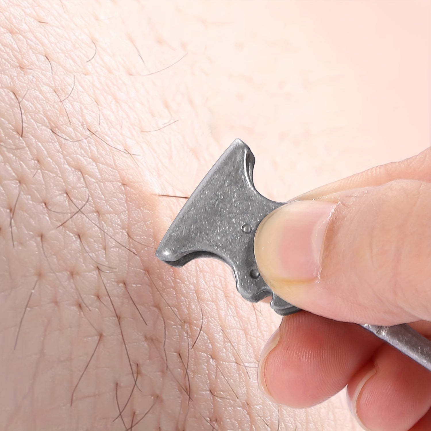 Unisex Stainless Steel Eyebrow & Beard Tweezers Hair Removal Tool