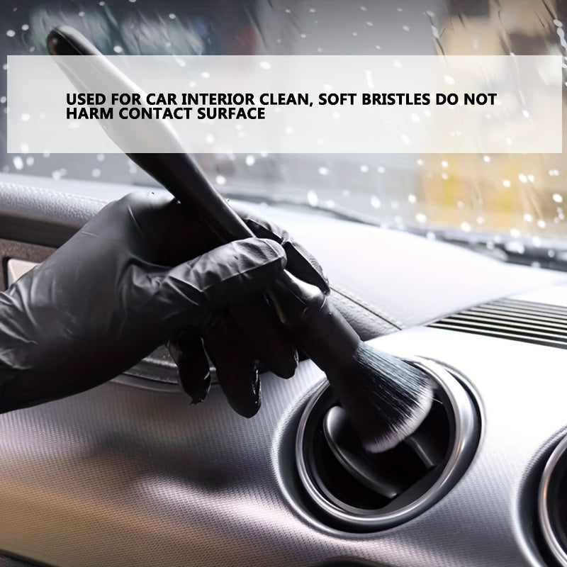 Набор щеток для деталей автомобиля 3 шт. Мягкая щетина, инструменты для очистки колес и интерьера