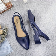 Ayollar uchun qora yaltiroq burama oyoq kiyimlari, tizzaga yopishmaydigan, qulay, kundalik shaxsiy poyabzal