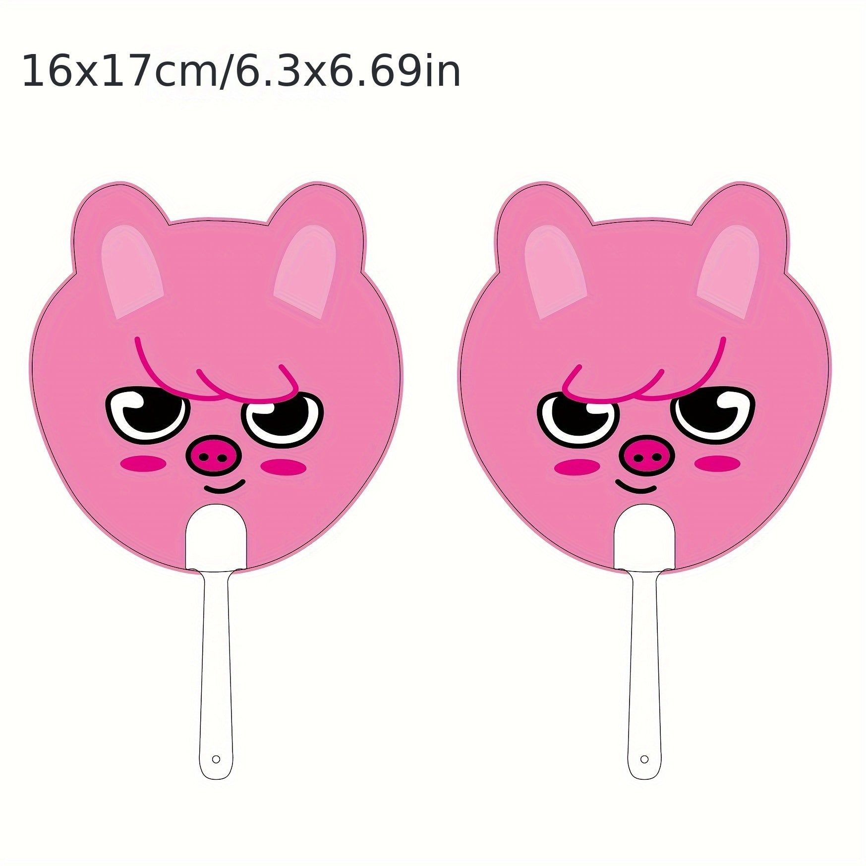 Mini Plastic Handheld Fan 15.49x17.27cm Portable Personal Cooling Gift for Events