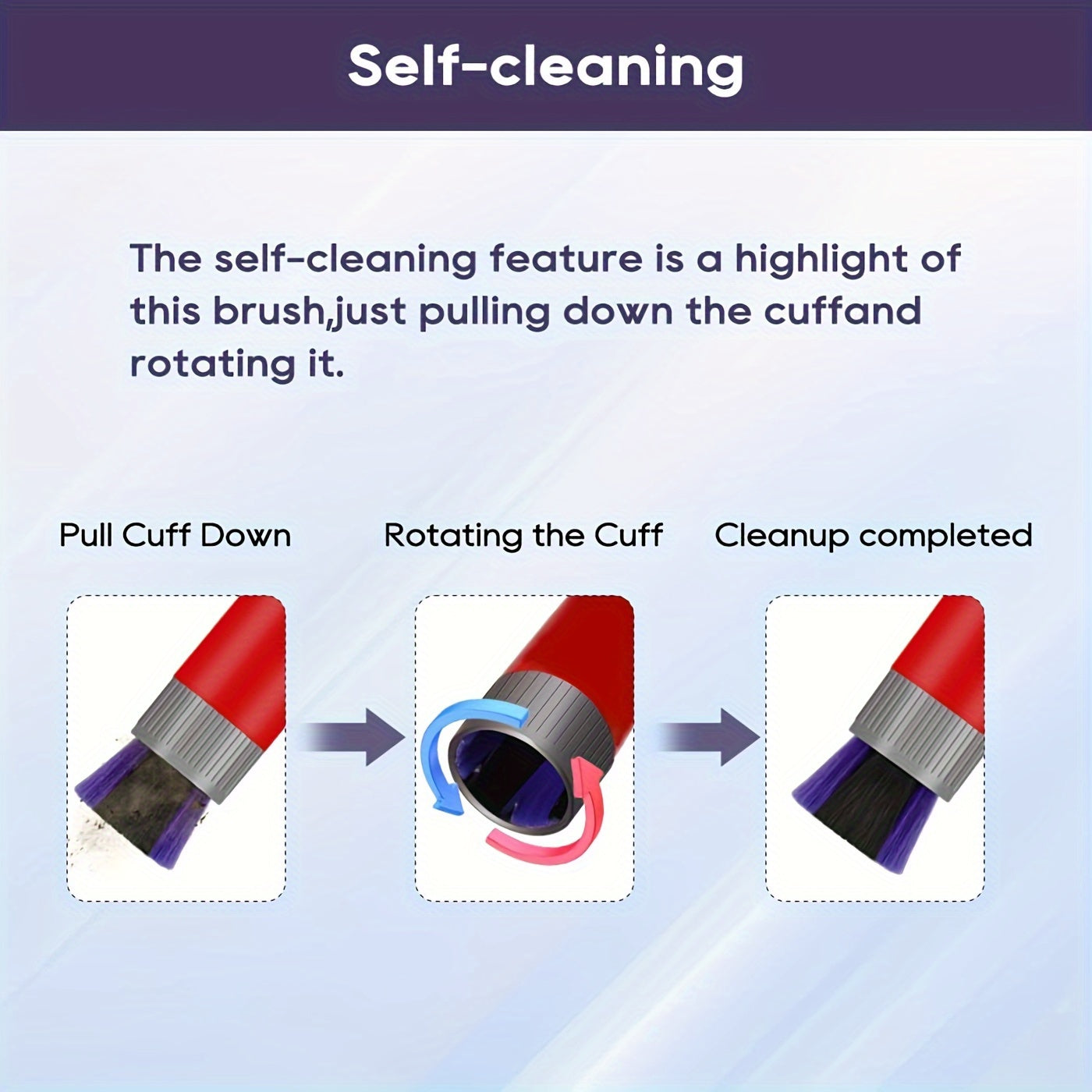 Dust Brush for V7 V8 V10 V11 V15 Vacuum Cleaners Soft Bristle Fine Surface Tool