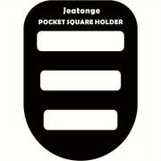 Juego de cinco soportes para pañuelos de bolsillo para hombres accesorios ligeros de plástico para traje
