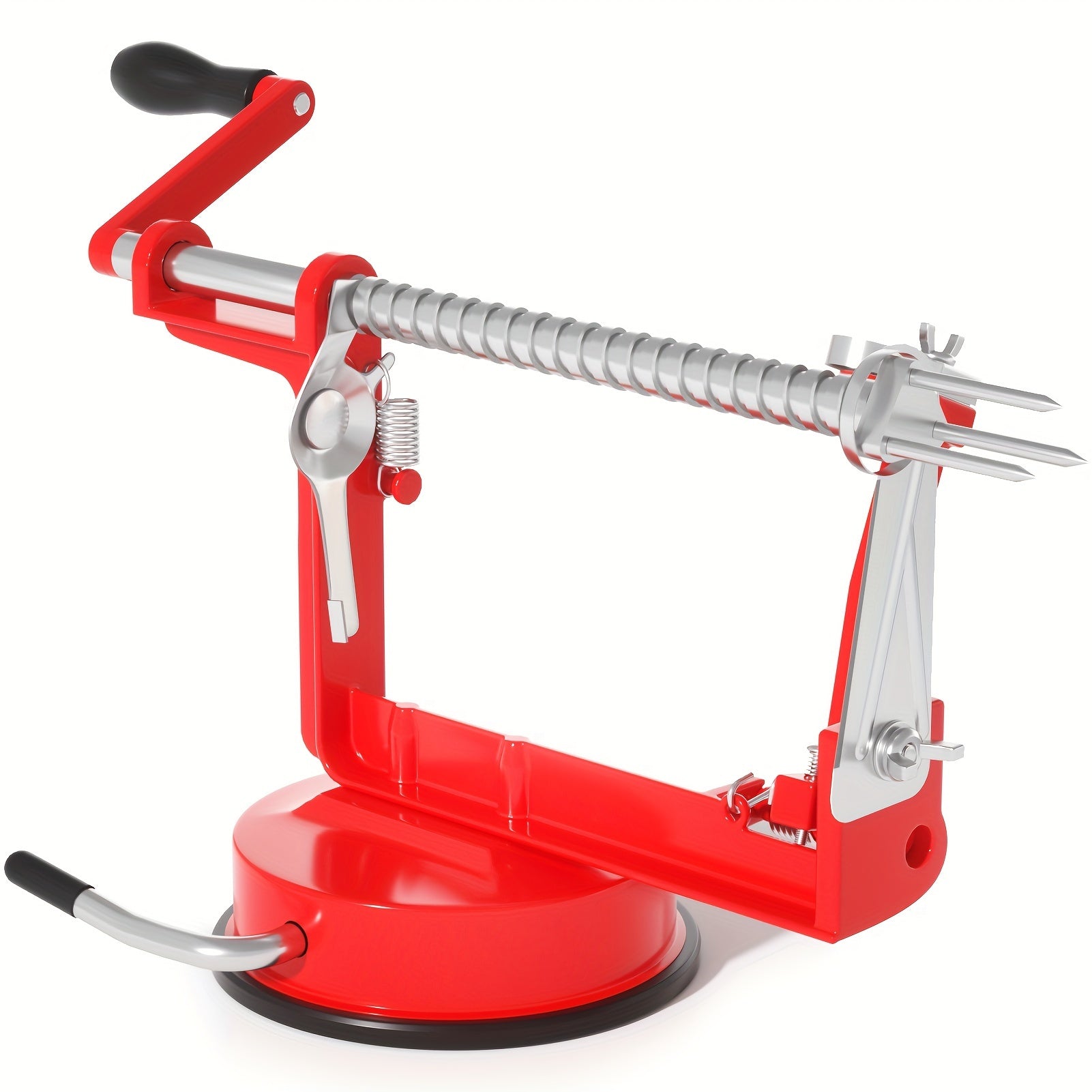 Utensilio de cocina de acero inoxidable para pelar, cortar en rodajas y descorazonar manzanas, peras y papas