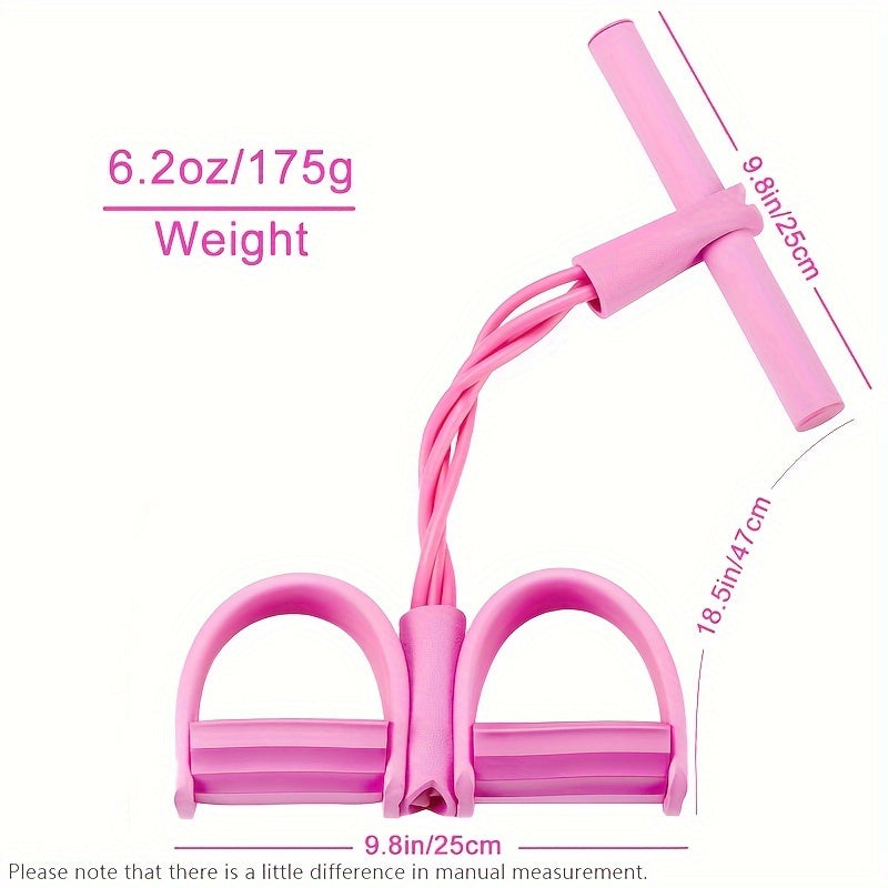 Домашний тренажер для педалирования для похудения талии, устройство с пеной для натяжения, уличное фитнес-оборудование, фиолетовое