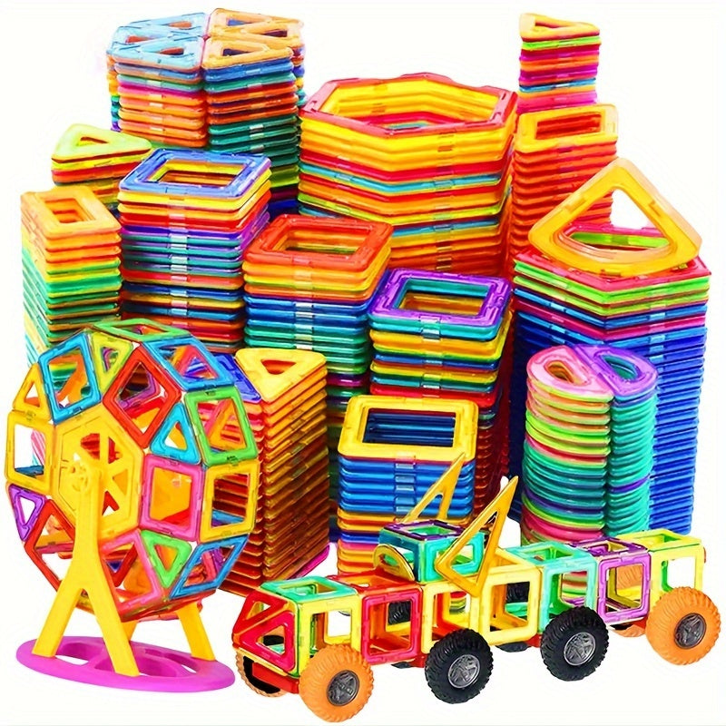 Large Magnetic Building Block Set 58 or 119 Pieces Educational Creative Toys for Kids