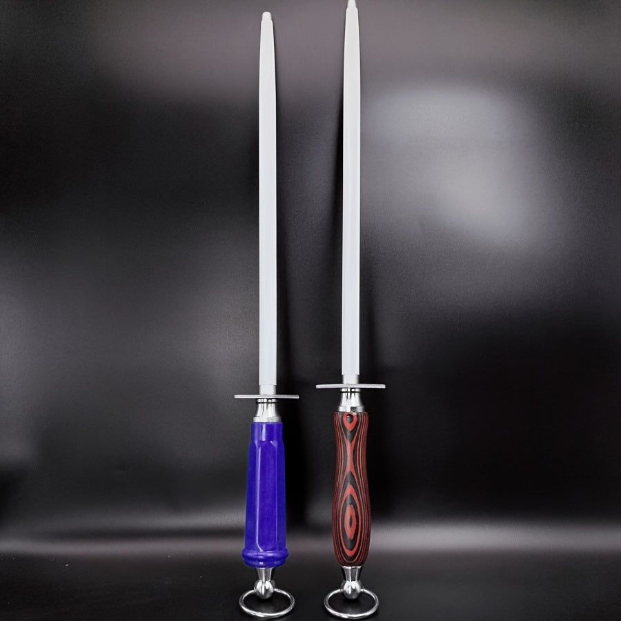 6000 Grit Super Fine Yuqori Qattiqlikli Qassoblar uchun Qaychi Sharpening Rod Karbon Po'lat Qaytariladigan Pichoq Ochiq Ovqatlanish uchun Asbob