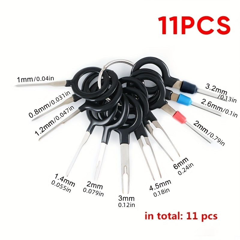 11Pcs Car Wire Harness Terminal Removal Tool Kit for Electrical Crimping