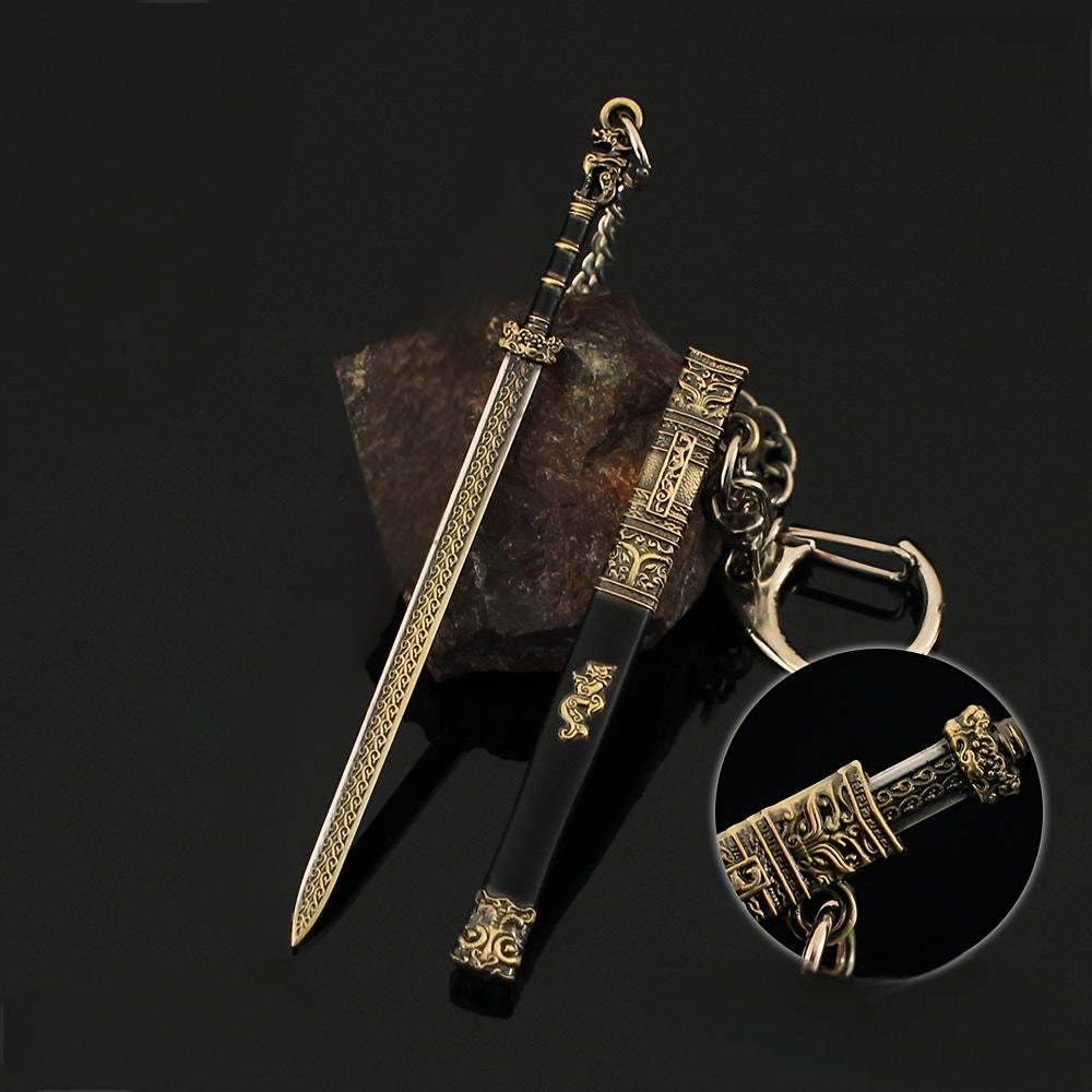 Miniature Weapon Keychain for Men Gaming Fans Collectors Gift