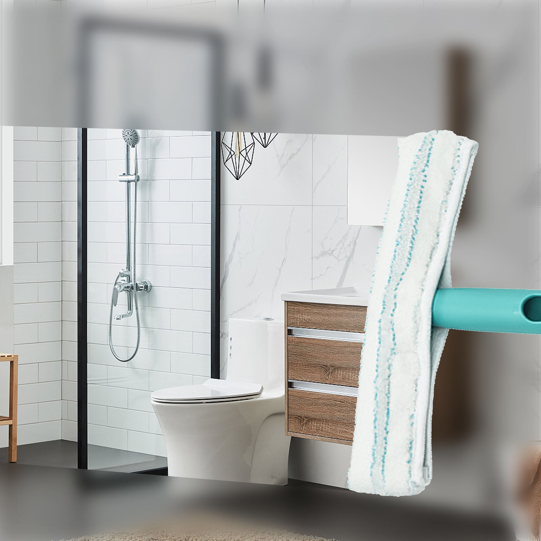 3-Pack Microfiber Window Cleaning Cloths for Dry and Wet Use