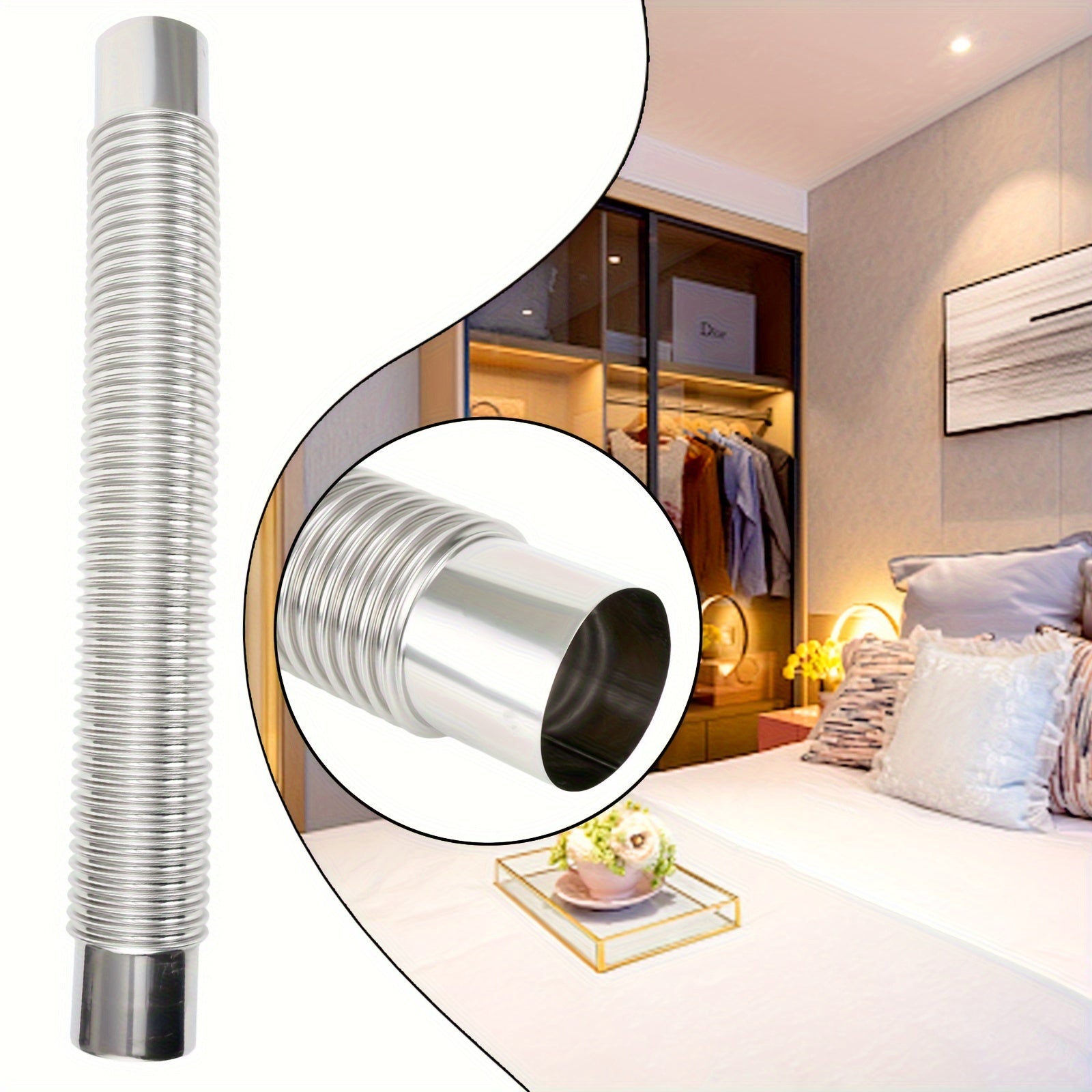 Stainless Steel 90° Elbow Chimney Liner for Indoor Outdoor Use Rust Resistant