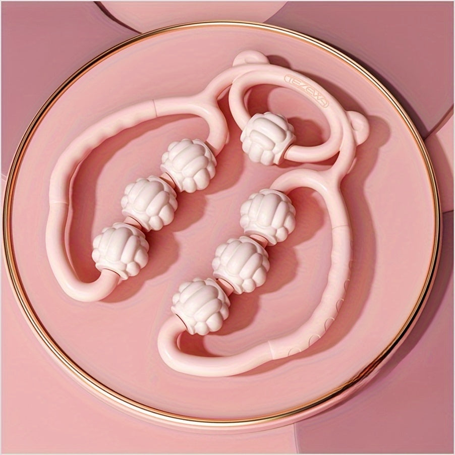 Bo'sh joylarni yumshatish uchun almashtiriladigan yostiqlarga ega bo'lgan bo'yin, yelka, orqa va oyoqlar uchun portativ massaj qiluvchi.