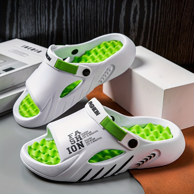 Men's EVA Beach Sandals Lightweight Slip-On Casual Outdoor Vacation Shoes