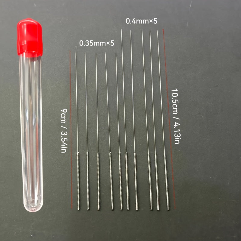 10Pcs Stainless Steel Wiper Nozzle Cleaning Kit for Car Glass, Printer Jets