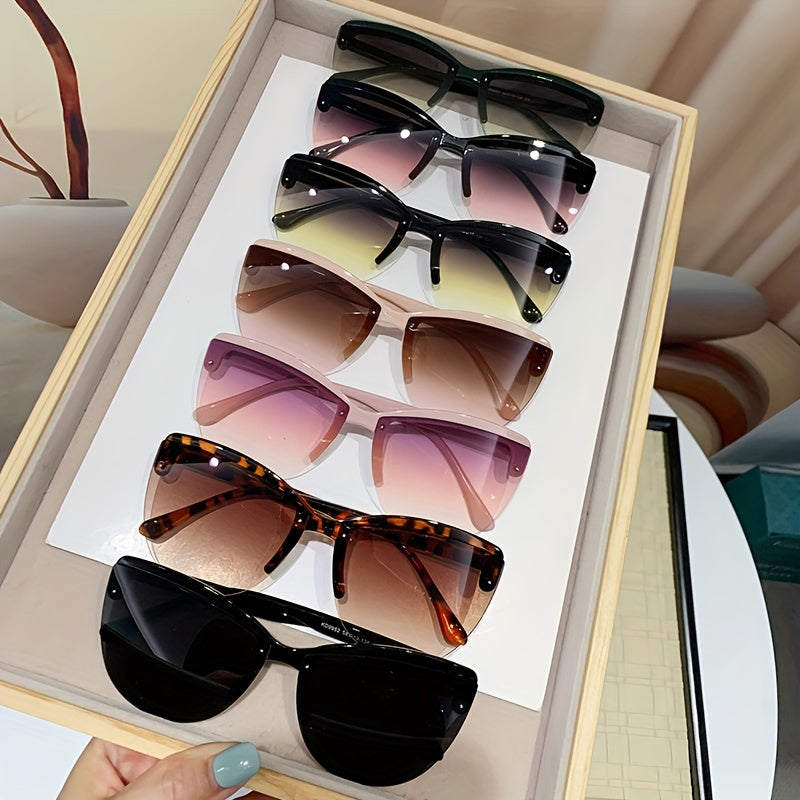 2024 Yarmarkasiz plastik ko‘zoynaklar, katta ramka, vintage, tarmoq qizil doira, uniseks