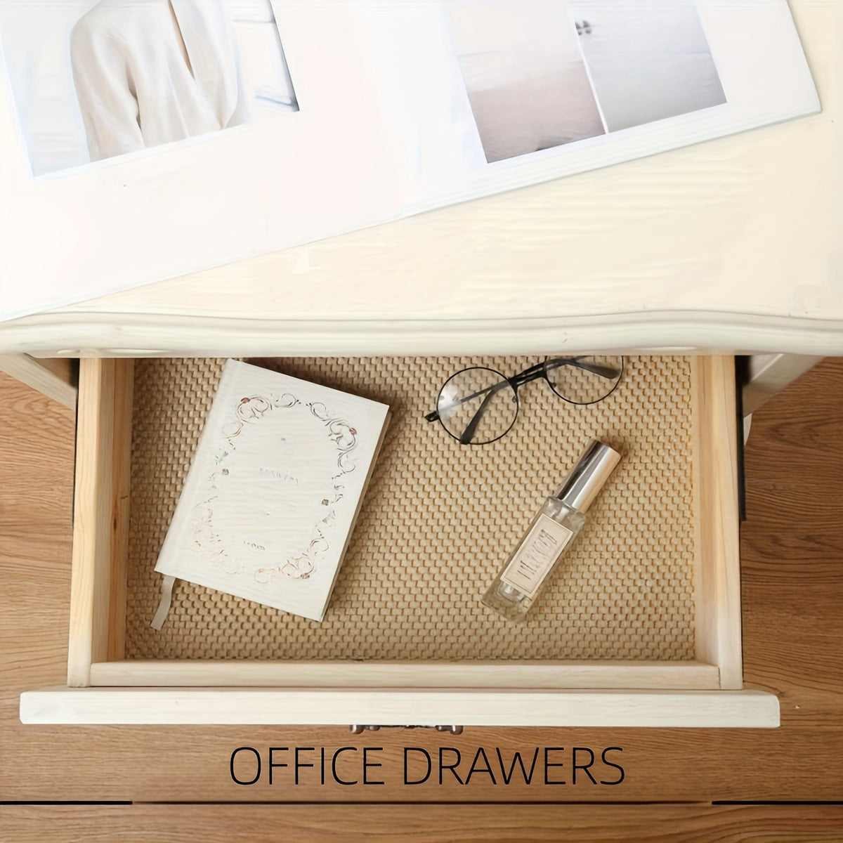 Drawer Organizer Mesh Liner Non-slip for Clothes Storage Cabinets Bathrooms Bedrooms Wardrobes Dresser