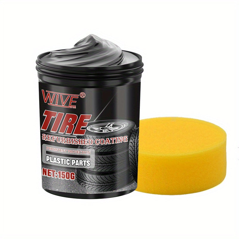Black Plastic Car Wax and Polishing Kit for Interior and Exterior