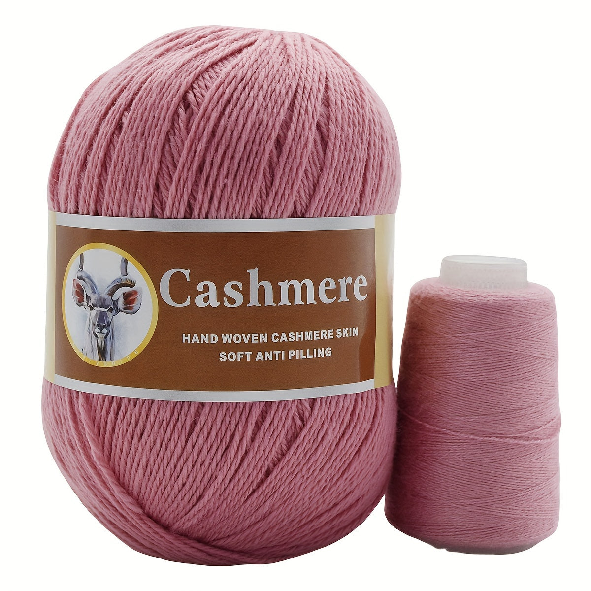 Hand-Woven Cashmere Blend Crochet Yarn 70 Cashmere 320m Assorted Colors