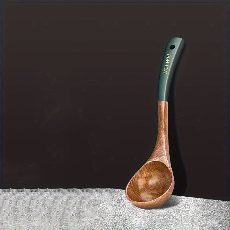 Set of 5 Natural Chicken Wing Wood Spatulas for Non-Stick Pots and Stir-Frying